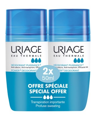 Duplo Desodorante rollon TriActivo Uriage