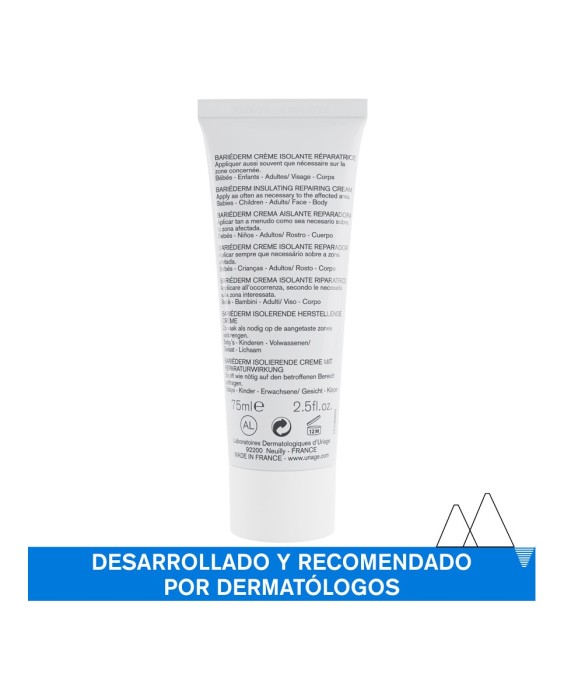 Crema Aislante Y Reparadora Bariederm  75 ml Uriage