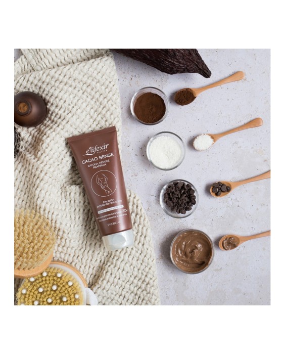 Exfoliante Corporal Reafirmante Elifexir Cacao Sense 200 ml Elifexir