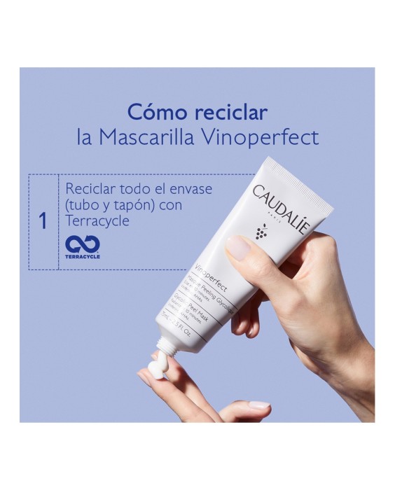Mascarilla Peeling Glicólico Vinoperfect 75 ml Caudalie