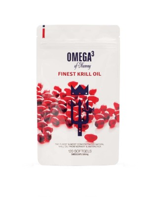 Aceite de krill bolsa de 120 cápsulas Omega 3 of Norway