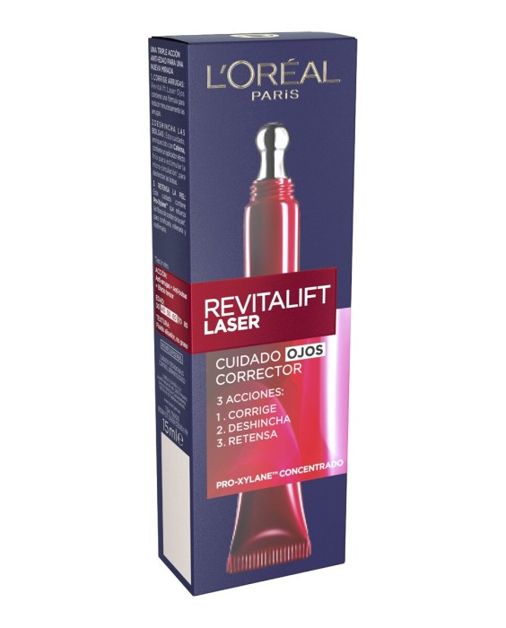 Contorno de ojos antiedad Revitalift Laser con Pro-xylane L'Oréal Paris