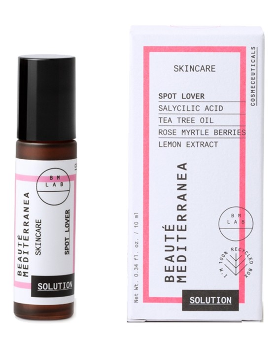 Roll-On Tratamiento Facial Imperfecciones En Formato Spot Lover Con Árbol Del Té Vegano 95% Ingredientes Naturales 10 ml Beauté Mediterranea