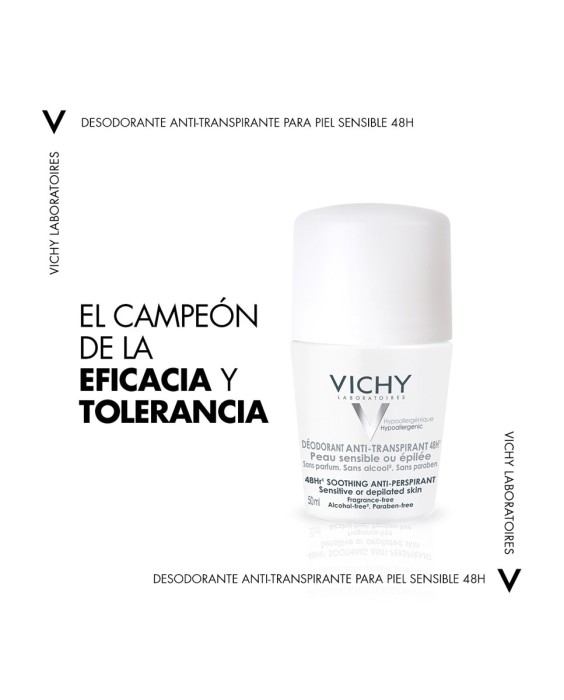 Desodorante Bola Reguladora Piel Sensible 48H 50 ml Vichy