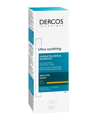 Champú Dercos Ultracalmante Cabello Seco 200 ml Vichy