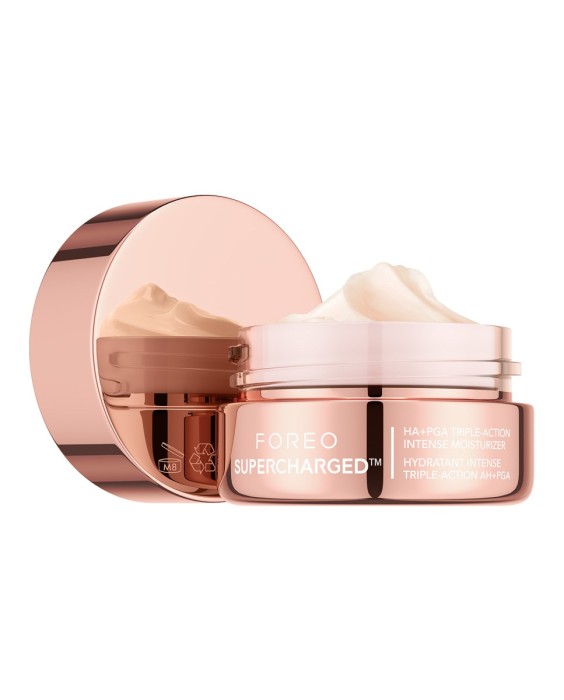 SUPERCHARGED™ HA+PGA Crema Hidratante Intensa de Triple Acción 15 ml FOREO