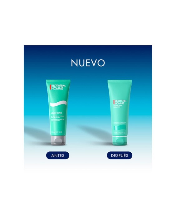 Gel limpiador de rostro Aquapower Biotherm Homme