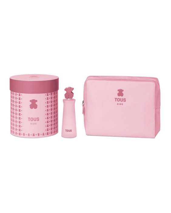 Estuche de Regalo Tous Kids Girl Set  Eau de Toilette Vapo 100 ml + Neceser Tous