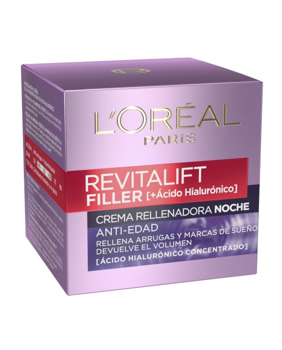 Crema rellenadora de noche Revitalift Filler L´Oréal Paris