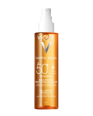 Aceite invisible Capital Soleil Cell Protect SPF50+ 200 ml Vichy