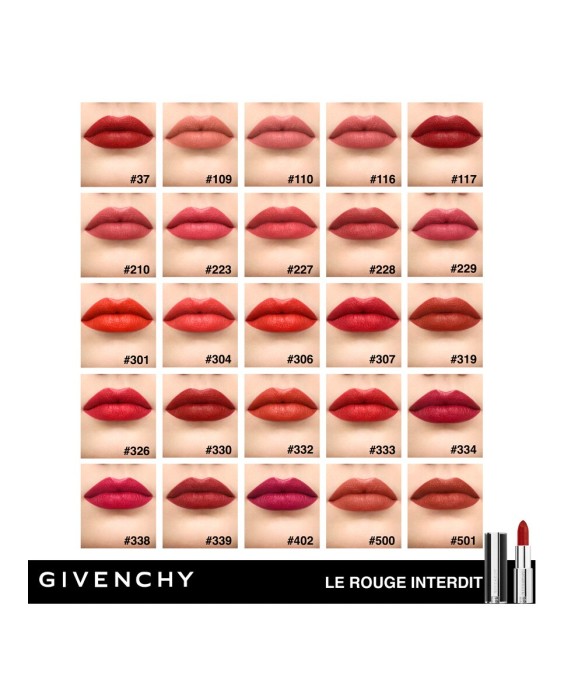 Recarga Barra de labios Le Rouge Interdit Intense Silk Givenchy