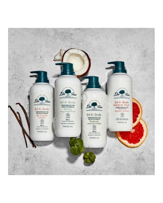 Gel de Ducha Coco Natural Nutritivo Piel Sensible 500 ml Dr. Tree