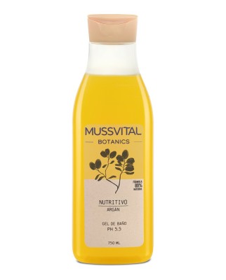 Gel de Baño Argán 750 ml Mussvital Botanics