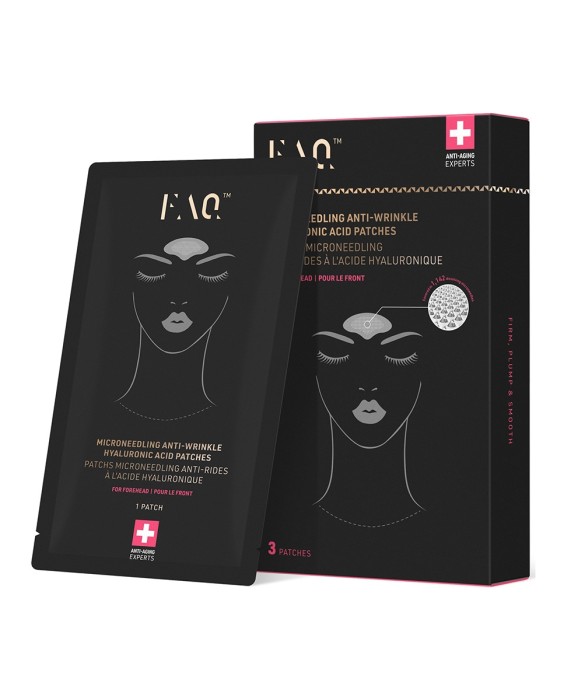 FAQ™ Parches de micropunciones antiedad con ácido hialurónico para la frente Forehead FAQ