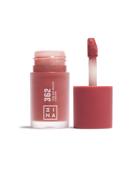 Crema de color líquida, mate y multiusos para ojos labios y mejillas The No-Rules Cream 3INA