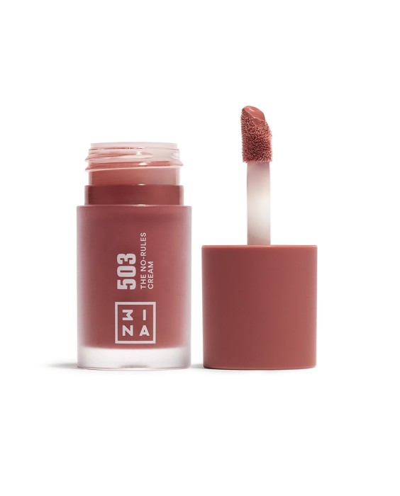 Crema de color líquida, mate y multiusos para ojos labios y mejillas The No-Rules Cream 3INA