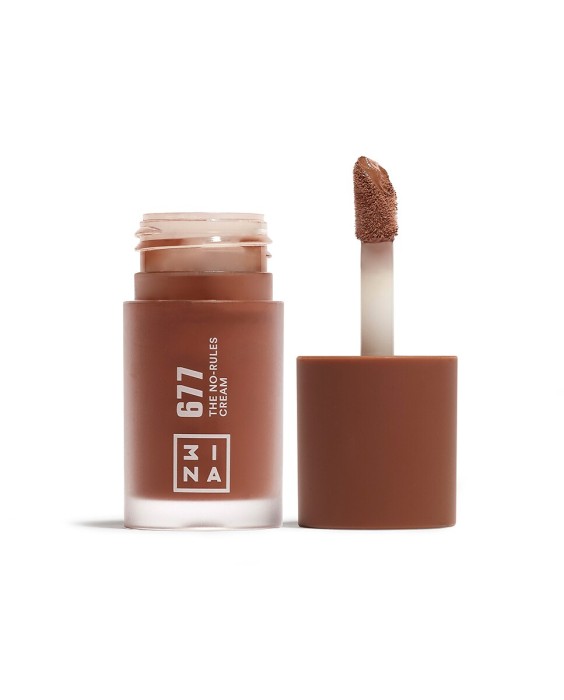 Crema de color líquida, mate y multiusos para ojos labios y mejillas The No-Rules Cream 3INA