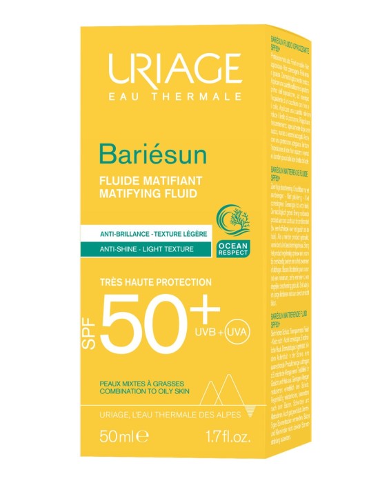 Bariésun Fluido Mat SPF50+ Piel Acnéica 50 ml Uriage