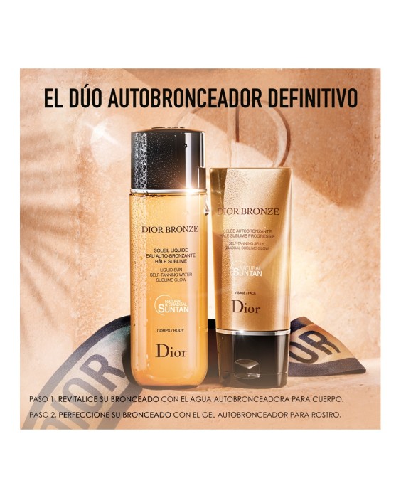 Dior Bronze Self Tanning Jelly Gradual Sublime Glow