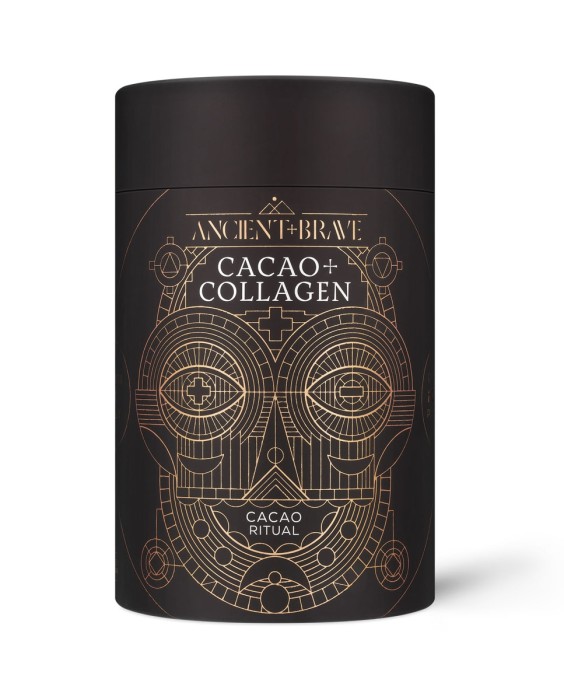 Complemento alimenticio con colágeno Cacao 250 gr Ancient and Brave