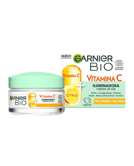 Crema de día iluminadora Vitamina C Bio Garnier