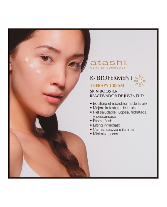 Crema Día Hidratante Pretratamiento Antiedad K-Bioferment Teraphy 50 ml Atashi