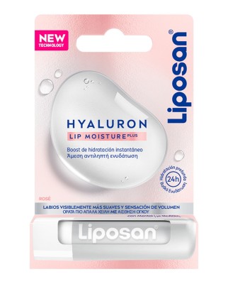 Bálsamo Labial Hyaluron Lip Moisture Plus Rosé 5,2 Gr Liposan