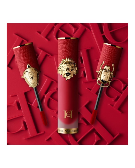 The Lip Liquid Velvet Labial Líquido Efecto Mate Tattoo Carolina Herrera