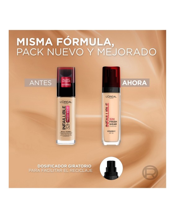 Base de Maquillaje Infaillible 32H Freshwear 30 ml L'Oréal Paris