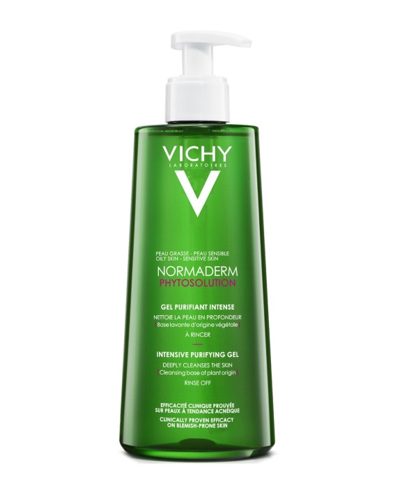 Gel Limpiador Purificante Ácido Salicílico Normaderm Phytosolution 400 ml Vichy