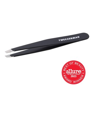 Pinza de depilar Slant Negro  Tweezerman
