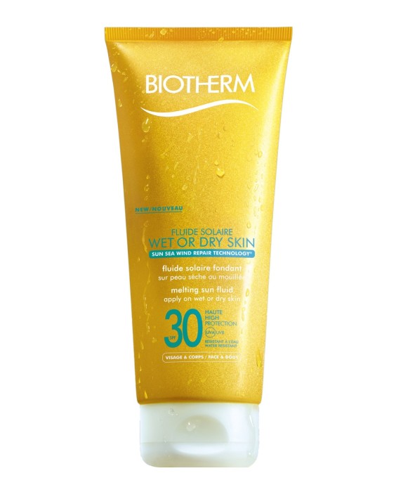Biotherm Sun Care Wet or Dry Skin SPF30 Солнцезащитное молочко