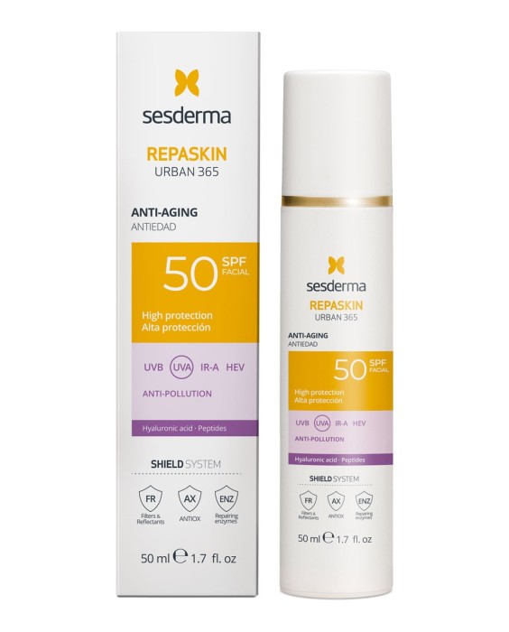 Repaskin urban 365 Antiedad SPF50 Sesderma Антивозрастной солнцезащитный крем