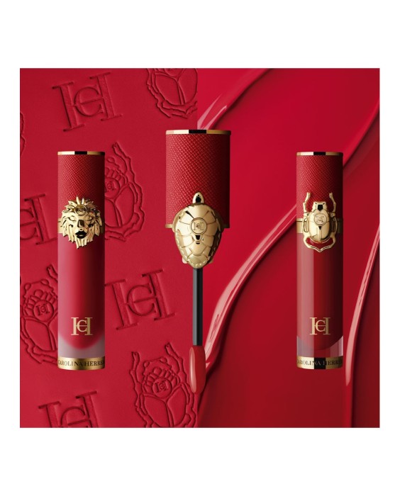 The Lip Liquid Vinyl Labial Líquido Efecto Brillo Espejo Carolina Herrera