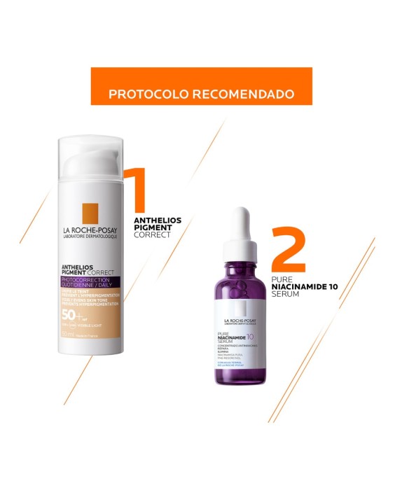 Crema Fotocorrección Anthelios Pigment Correct SPF50+ 50 ml La Roche Posay