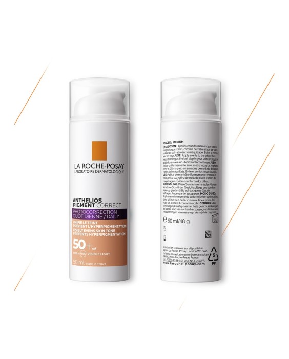 Crema Fotocorrección Anthelios Pigment Correct SPF50+ 50 ml La Roche Posay