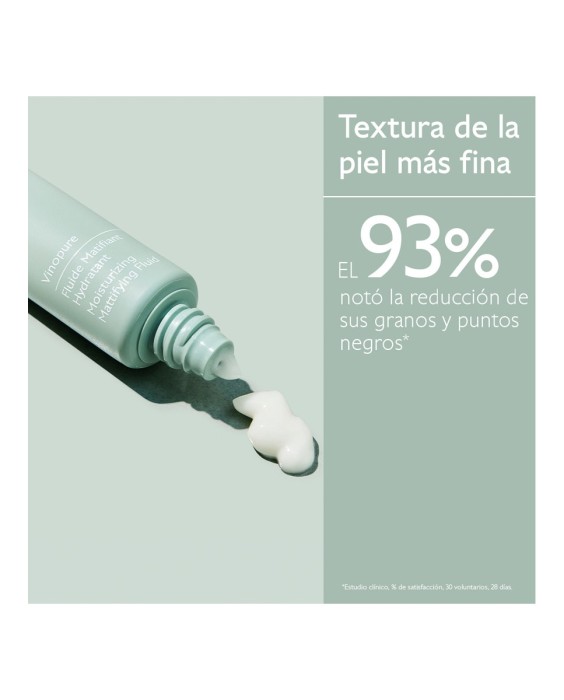 Fluido Matificante Hidratante Vinopure 40 ml Caudalie