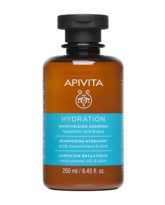 Champú Hidratante Ácido Hialurónico &amp; Aloe Apivita