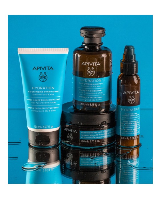 Champú Hidratante Ácido Hialurónico & Aloe Apivita