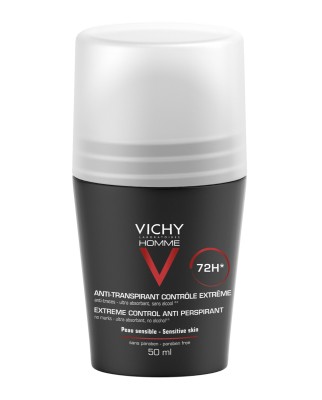 Desodorante Bola Antitranspirante 72H 50 ml Vichy Homme