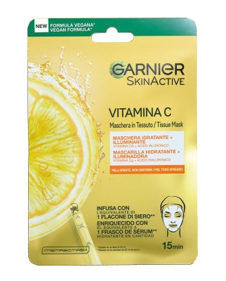 Mascarilla hidratante e iluminadora Vitamina C Skin Active Garnier
