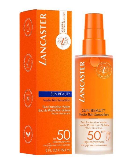 Lancaster Sun Beauty Sun Protective Water SPF50 150мл солнцезащитное средство