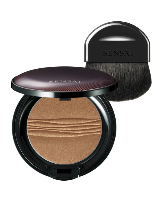 Polvos Compactos Bronzing Powder With Brush Foundation Sensai