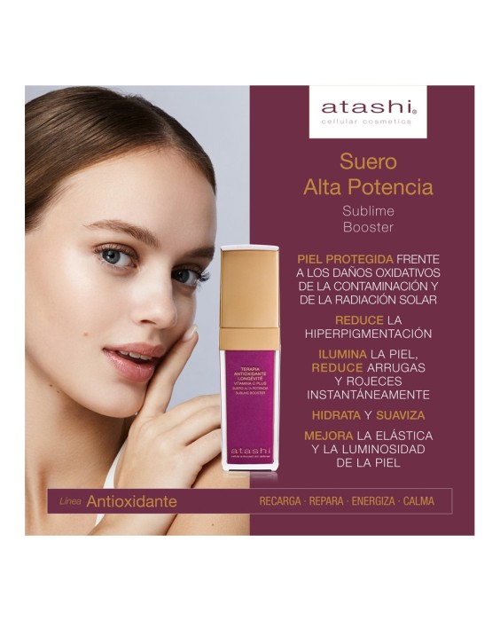 Suero Antioxidante Longetive Vitamina C Plus Booster 30ml Atashi