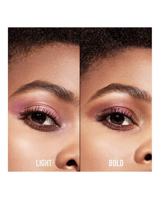 Paleta de ojos ultrapigmentada multitextura base, sombra, iluminador, liner