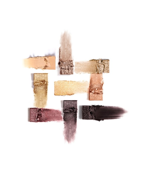 Paleta de ojos ultrapigmentada multitextura base, sombra, iluminador, liner