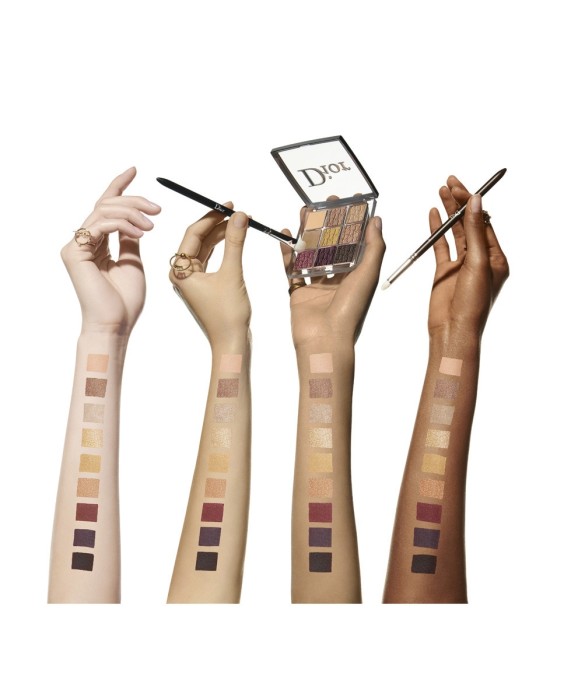 Paleta de ojos ultrapigmentada multitextura base, sombra, iluminador, liner