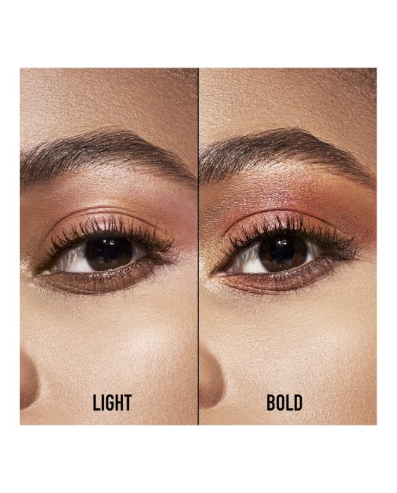 Paleta de ojos ultrapigmentada multitextura base, sombra, iluminador, liner