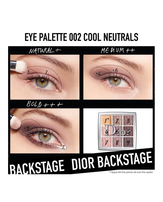 Paleta de ojos ultrapigmentada multitextura base, sombra, iluminador, liner