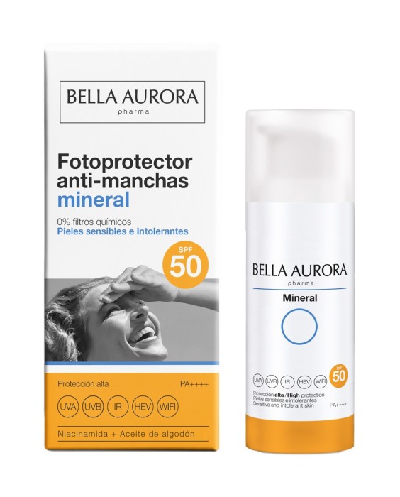 Fotoprotector mineral anti-manchas Bella Aurora